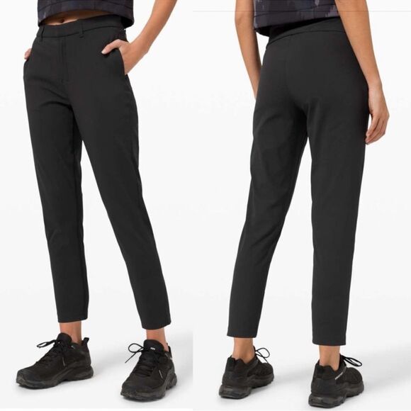 Lululemon Robert Geller Take the Moment Pants 2 Black Water Repellent Travel - Picture 1 of 9